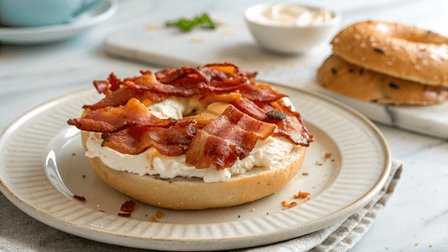 Bagel Fromage Bacon